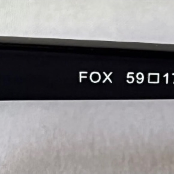 Karoo ‘Fox’ Oversized Square Eyeglass Frames 59-17-135 - Picture 6 of 7